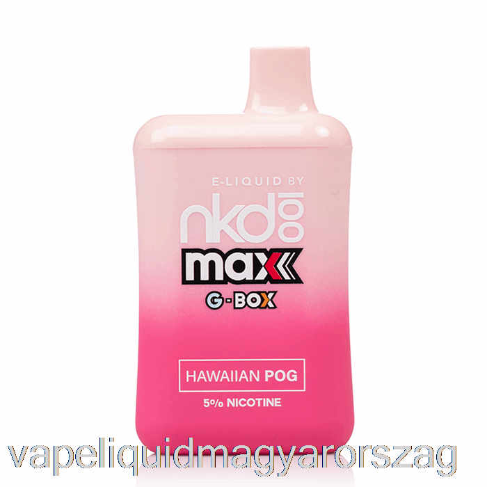 Gbox X Meztelen 100 5500 Eldobható Hawaii Pog Vape E Cigi